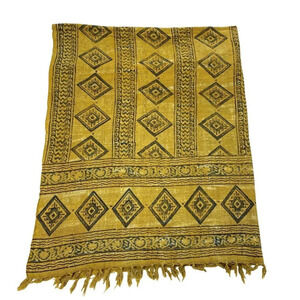 Cotton Throw Blanket Hand Block Printed